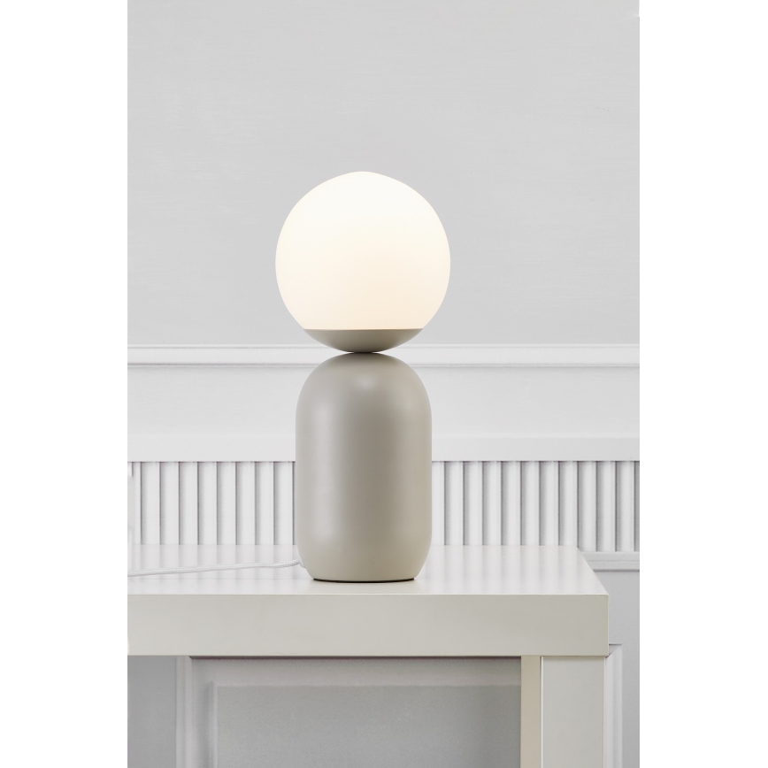 Nordlux - Bordlampe NOTTI 1xE14/25W/230V grå
