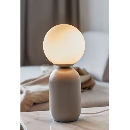 Nordlux - Bordlampe NOTTI 1xE14/25W/230V grå
