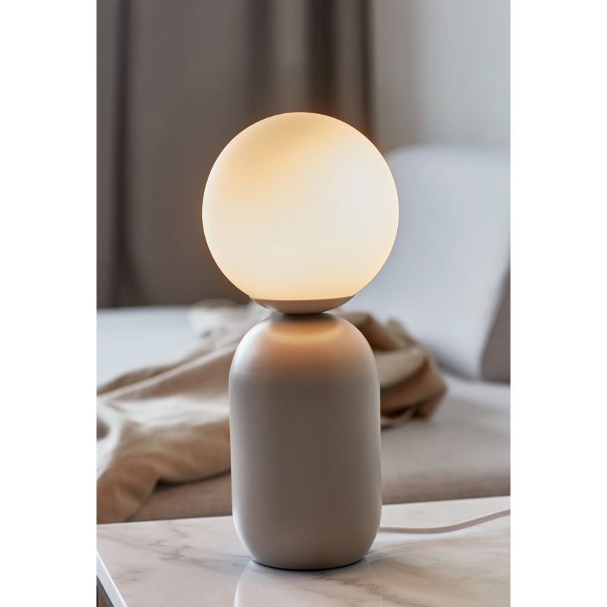 Nordlux - Bordlampe NOTTI 1xE14/25W/230V grå