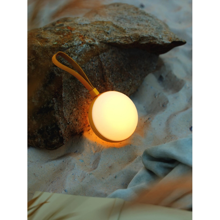 Nordlux - Bærbar LED lampe genopladelig LED/1W/3,7V IP54 gul