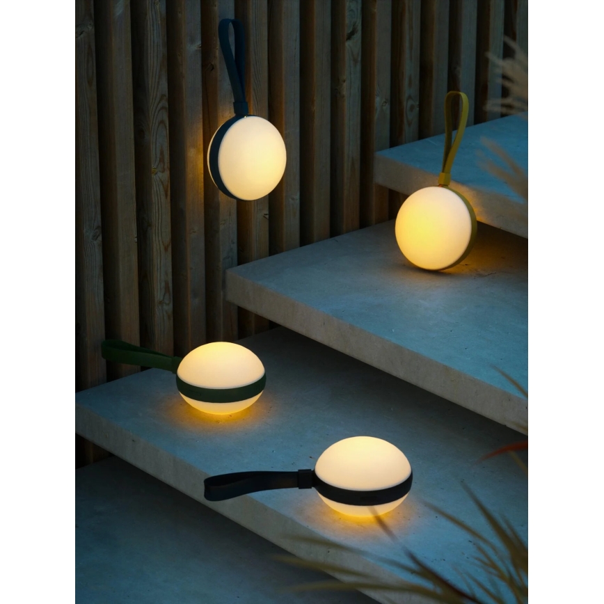 Nordlux - Bærbar LED lampe genopladelig LED/1W/3,7V IP54 gul