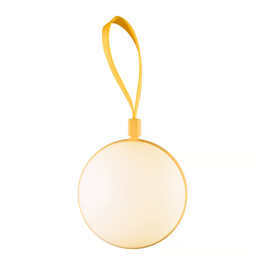 Nordlux - Bærbar LED lampe genopladelig LED/1W/3,7V IP54 gul