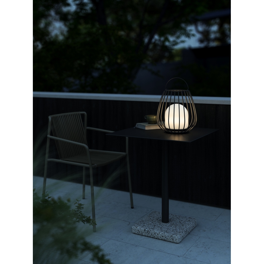 Nordlux - Bærbar LED udendørslampe dæmpbar JIM TO-GO LED/3W/3,7V IP54 5000 mAh sort