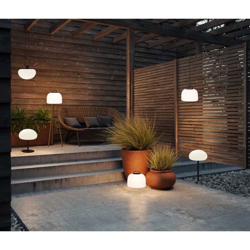 Nordlux - Bærbar LED udendørslampe dæmpbar  KETTLE TO-GO LED/4,8W/3,7V 2x2200 mAh IP65