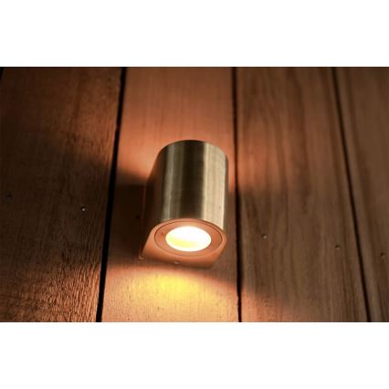 Nordlux - CANTO LED udendørs væglampe 2xLED/5,5W/230V IP44 guld