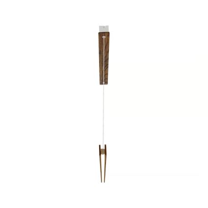 Nordlux - LED dæmpbar pendel på wire ILGAS LED/47W/230V 3000K brun/ask 115 cm