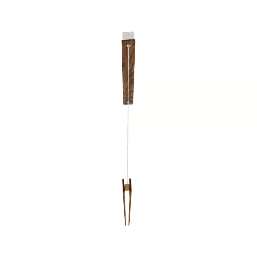 Nordlux - LED dæmpbar pendel på wire ILGAS LED/47W/230V 3000K brun/ask 115 cm