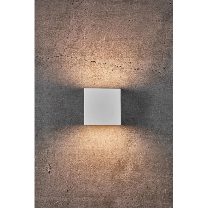 Nordlux - LED dæmpbar udendørs væglampe TURN LED/13,8W/230V IP54 hvid