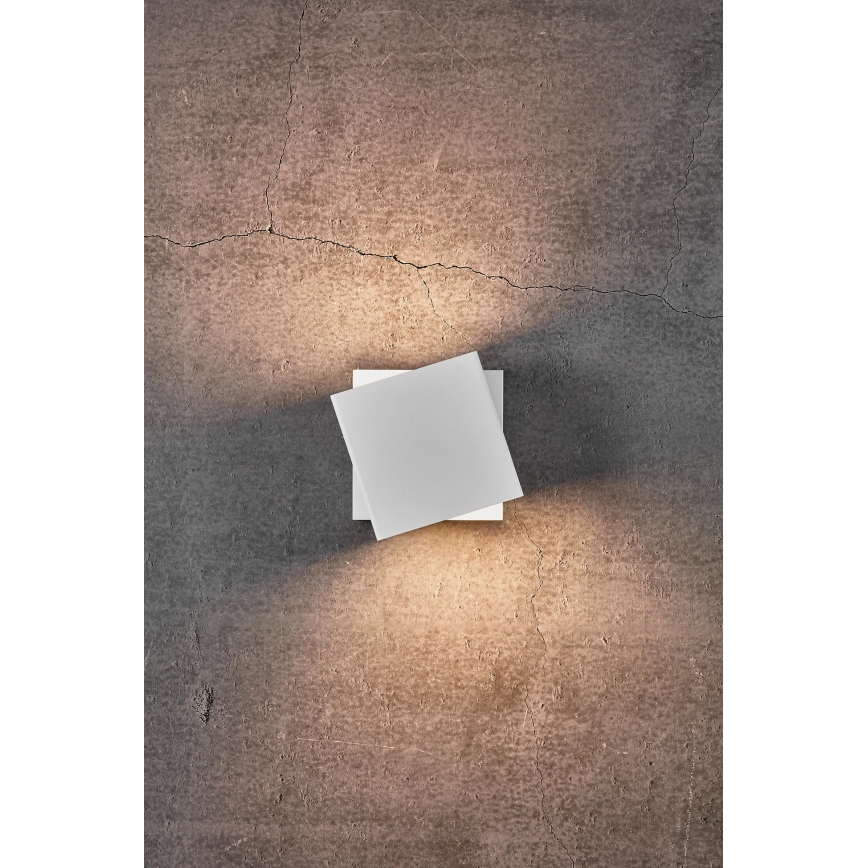 Nordlux - LED dæmpbar udendørs væglampe TURN LED/13,8W/230V IP54 hvid