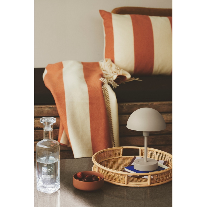 Nordlux - LED Dæmpbar Genopladelig Udendørs Bordlampe ELLEN LED/2,8W/3,7V IP44 beige