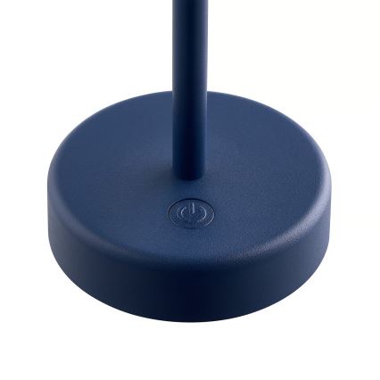 Nordlux - ELLEN LED/2,8W/3,7V IP44 — dæmpbar, genopladelig berøringsbetjent udendørs bordlampe, blå