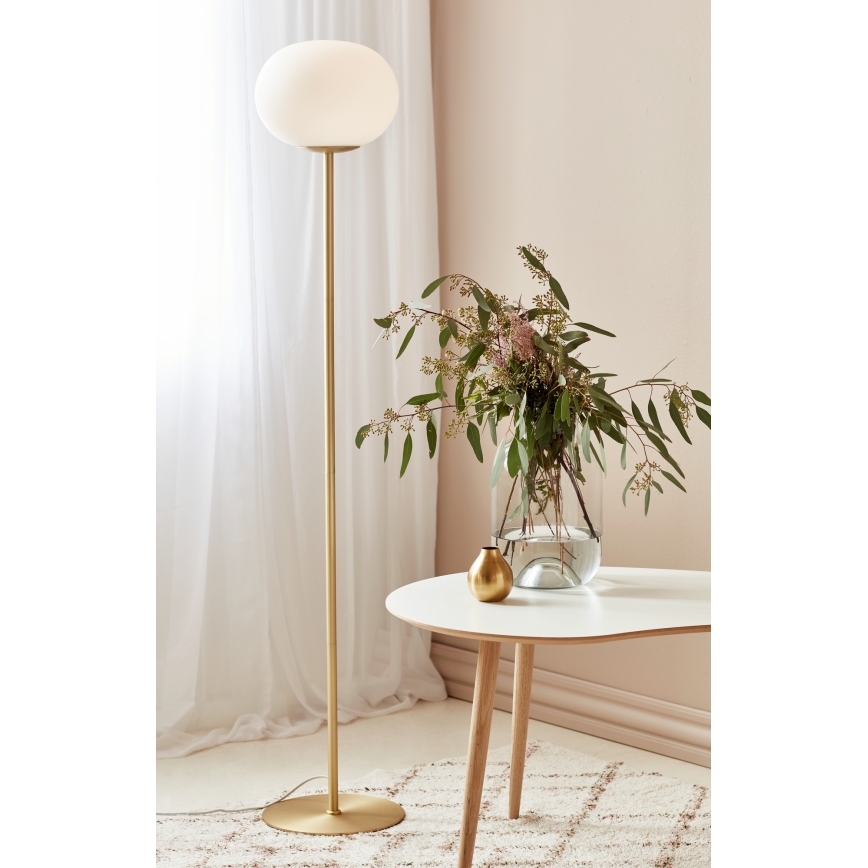 Nordlux - Gulvlampe ALTON 1xE27/25W/230V guldfarvet