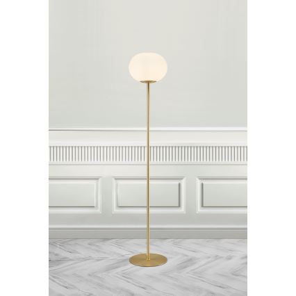 Nordlux - Gulvlampe ALTON 1xE27/25W/230V guldfarvet