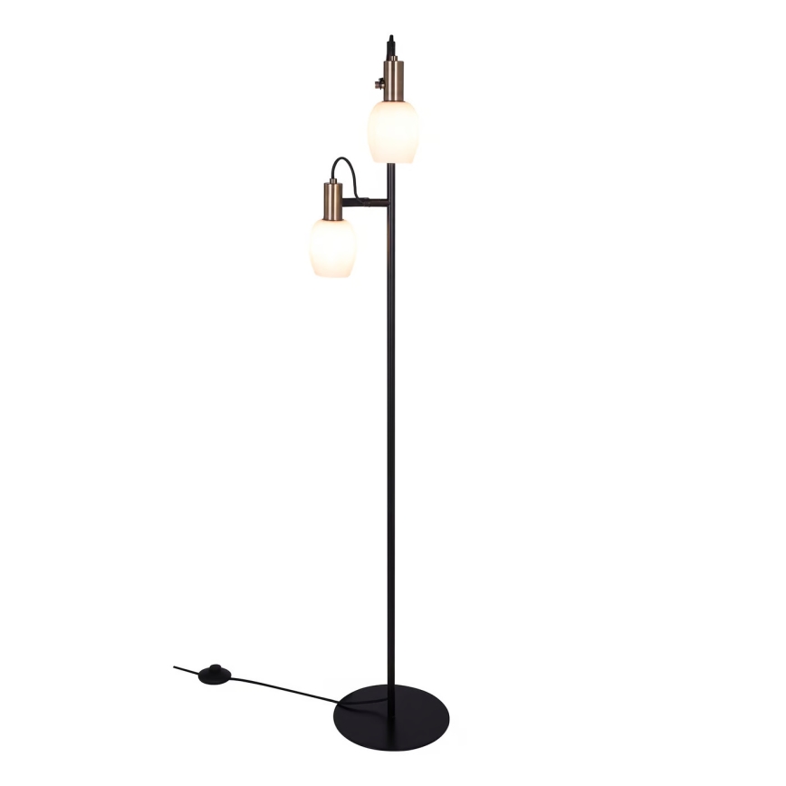 Nordlux - Gulvlampe ARILD 2xE14/40W/230V sort