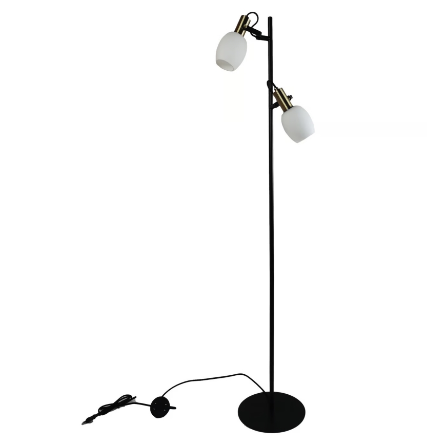Nordlux - Gulvlampe ARILD 2xE14/40W/230V sort