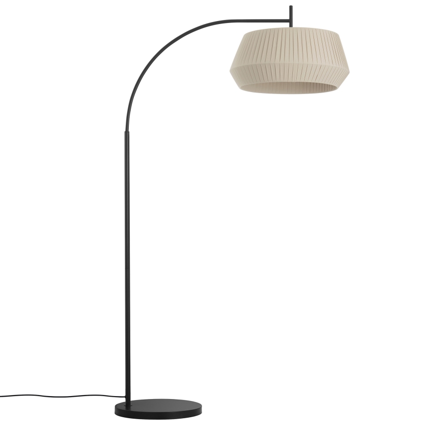 Nordlux - Gulvlampe DICTE 1xE27/60W/230V sort/beige