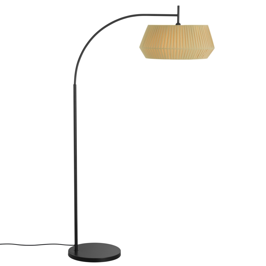 Nordlux - Gulvlampe DICTE 1xE27/60W/230V sort/beige
