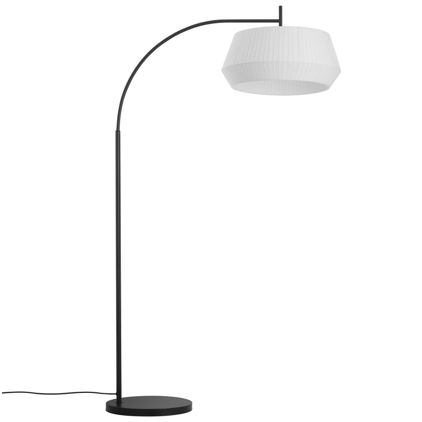 Nordlux - Gulvlampe DICTE 1xE27/60W/230V sort/hvid