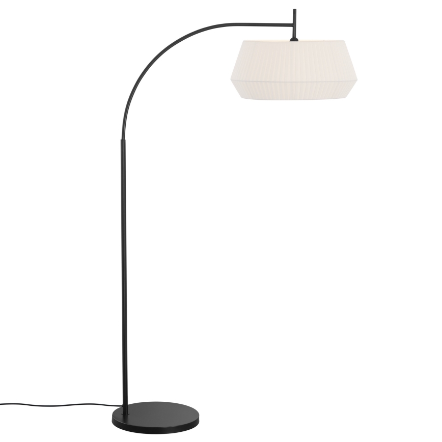 Nordlux - Gulvlampe DICTE 1xE27/60W/230V sort/hvid