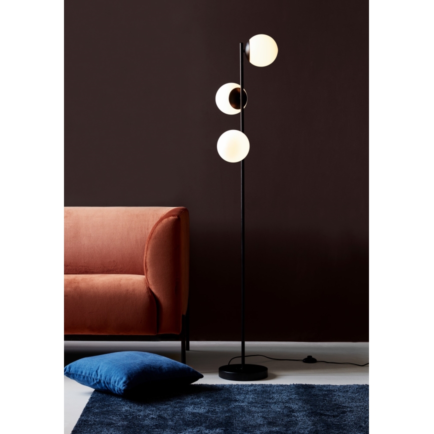 Nordlux - Gulvlampe LILLY 3xE14/25W/230V sort