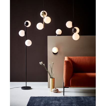Nordlux - Gulvlampe LILLY 3xE14/25W/230V sort