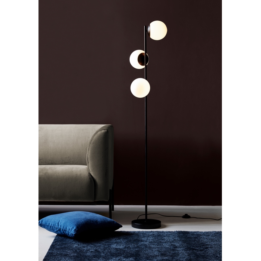 Nordlux - Gulvlampe LILLY 3xE14/25W/230V sort