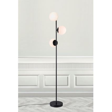 Nordlux - Gulvlampe LILLY 3xE14/25W/230V sort