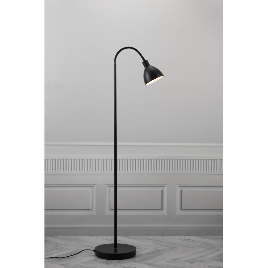 Nordlux - Gulvlampe RAY 1xE14/25W/230V sort