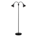 Nordlux - Gulvlampe RAY 2x E14/25W/230V sort