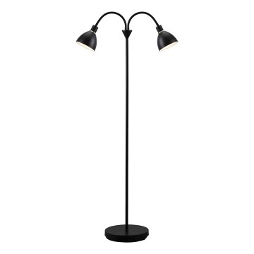Nordlux - Gulvlampe RAY 2x E14/25W/230V sort