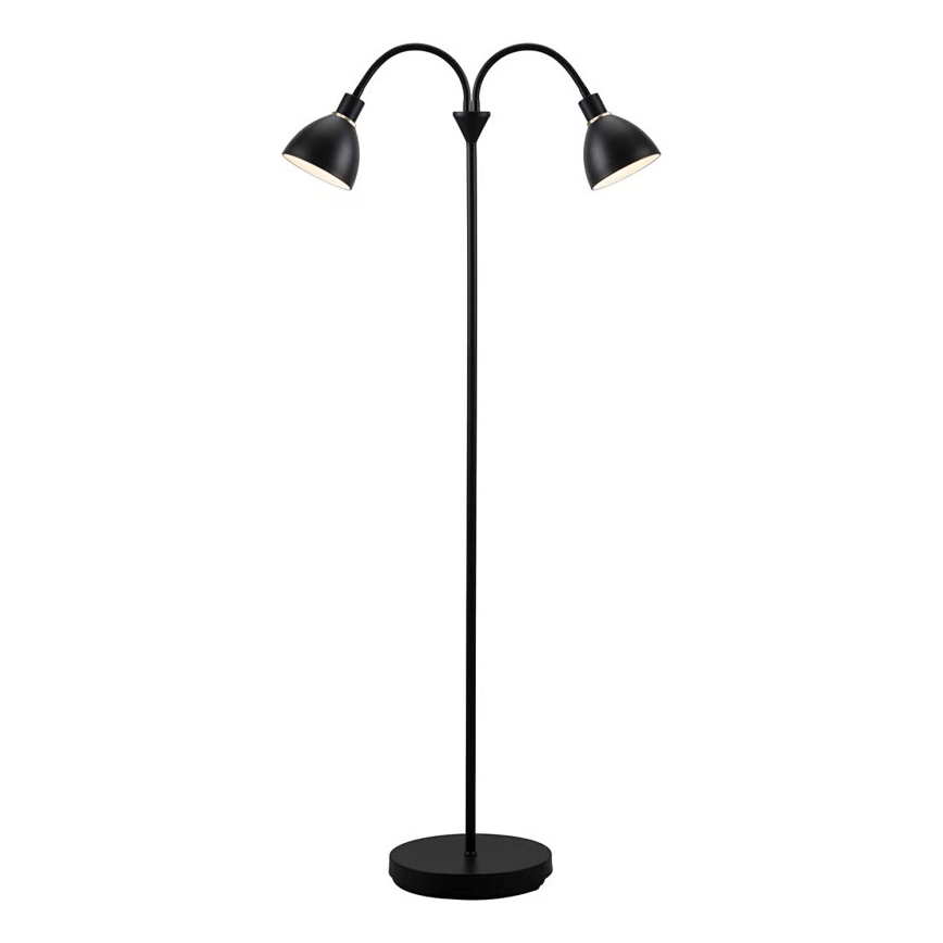 Nordlux - Gulvlampe RAY 2x E14/25W/230V sort