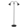 Nordlux - Gulvlampe RAY 2x E14/25W/230V sort