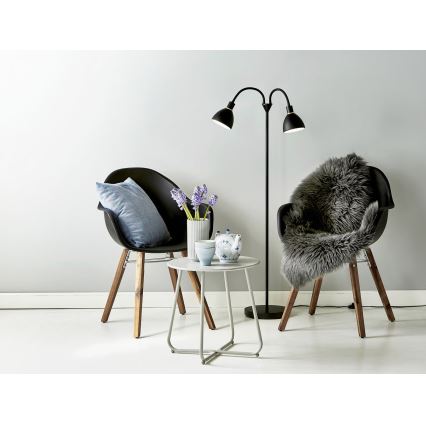 Nordlux - Gulvlampe RAY 2x E14/25W/230V sort
