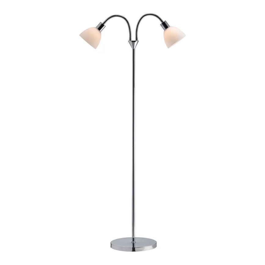 Nordlux - Gulvlampe RAY 2xE14/25W/230V blank krom