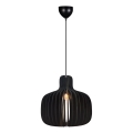 Nordlux - HAZO pendel på kabel 1xE27/60W/230V, sort