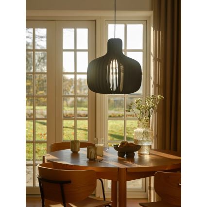 Nordlux - HAZO pendel på kabel 1xE27/60W/230V, sort