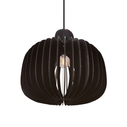 Nordlux - HAZO pendel på kabel 1xE27/60W/230V, sort