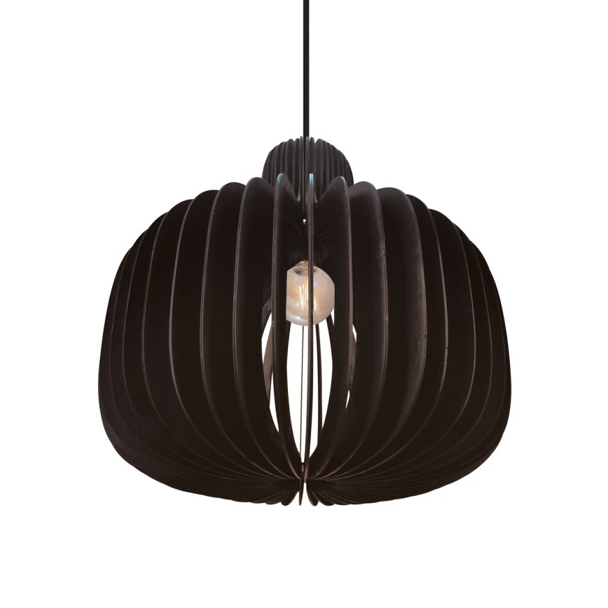 Nordlux - HAZO pendel på kabel 1xE27/60W/230V, sort