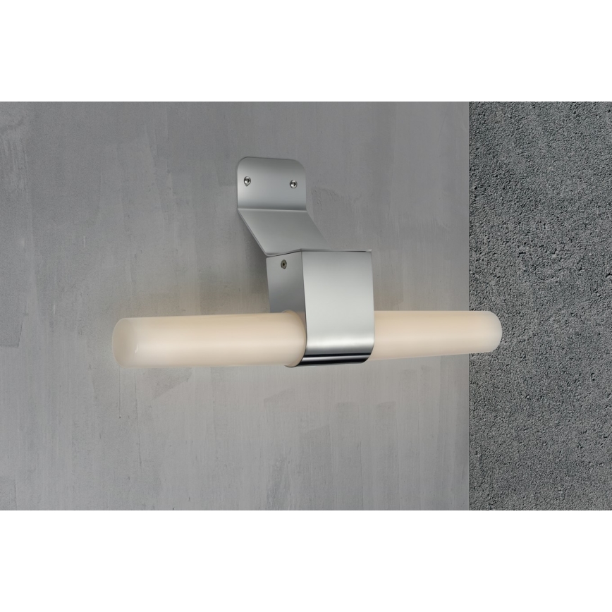 Nordlux - LED dæmpbart badeværelses spejlbelysning HELVA LED/9,5W/230V IP44 3000/4000K CRI 90 mat krom