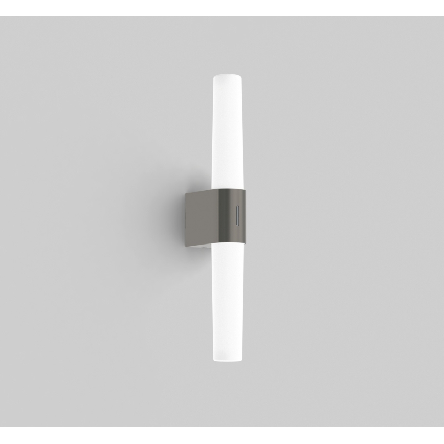 Nordlux - LED dæmpbart badeværelses spejlbelysning HELVA LED/9,5W/230V IP44 3000/4000K CRI 90 mat krom