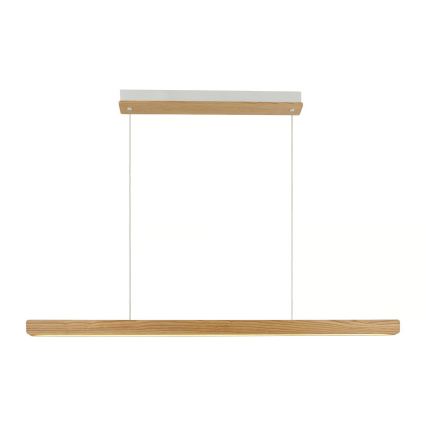 Nordlux - LED-dæmpbar pendel med wireophæng ILGAS LED/47W/230V 3000K beige/hvid/ask 115 cm