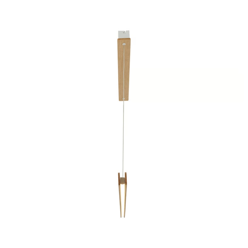 Nordlux - LED-dæmpbar pendel med wireophæng ILGAS LED/47W/230V 3000K beige/hvid/ask 115 cm
