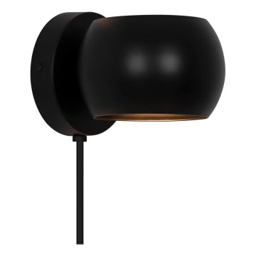 Nordlux - Justerbar væ spotlampe BELIR 1xG9/5W/230V sort