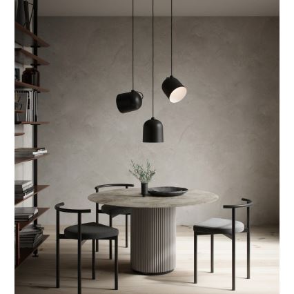 Nordlux - Kabelophængt pendel ANGLE 1xE27/25W/230V sort