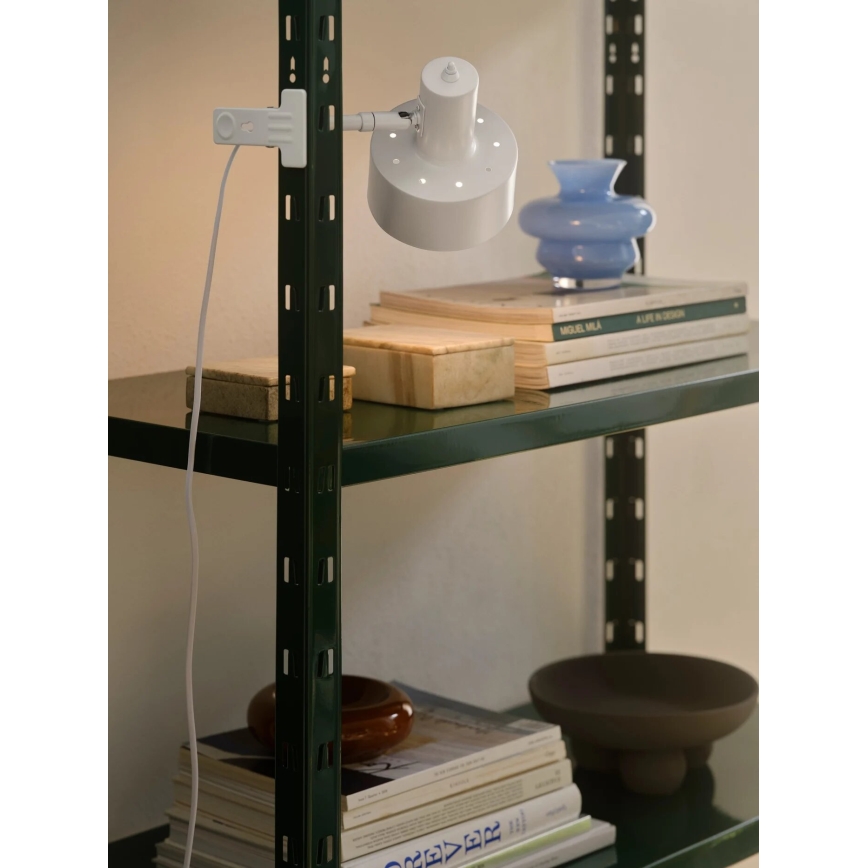 Nordlux - Lampe med klemme MATIS 1xE27/15W/230V hvid