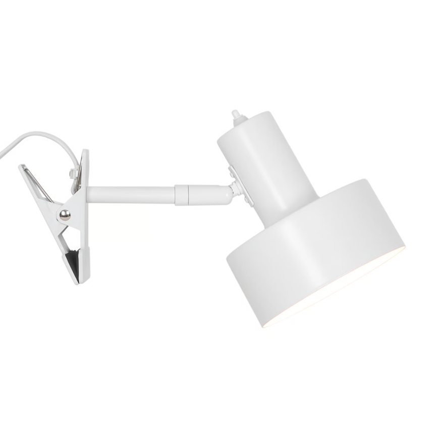 Nordlux - Lampe med klemme MATIS 1xE27/15W/230V hvid