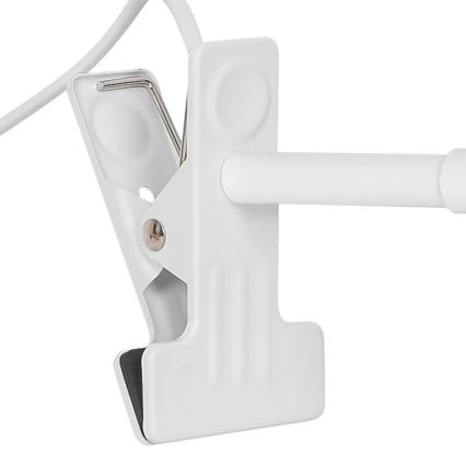 Nordlux - Lampe med klemme MATIS 1xE27/15W/230V hvid