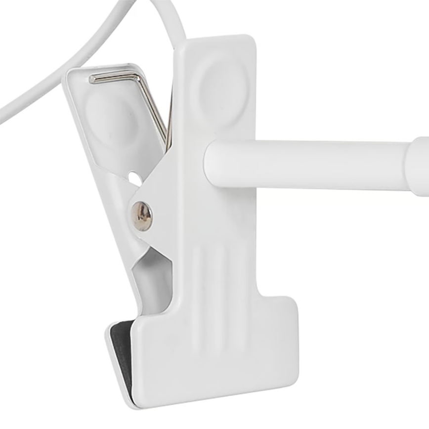 Nordlux - Lampe med klemme MATIS 1xE27/15W/230V hvid