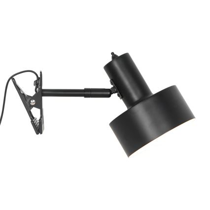 Nordlux - Lampe med klemme MATIS 1xE27/15W/230V sort