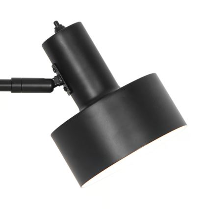 Nordlux - Lampe med klemme MATIS 1xE27/15W/230V sort